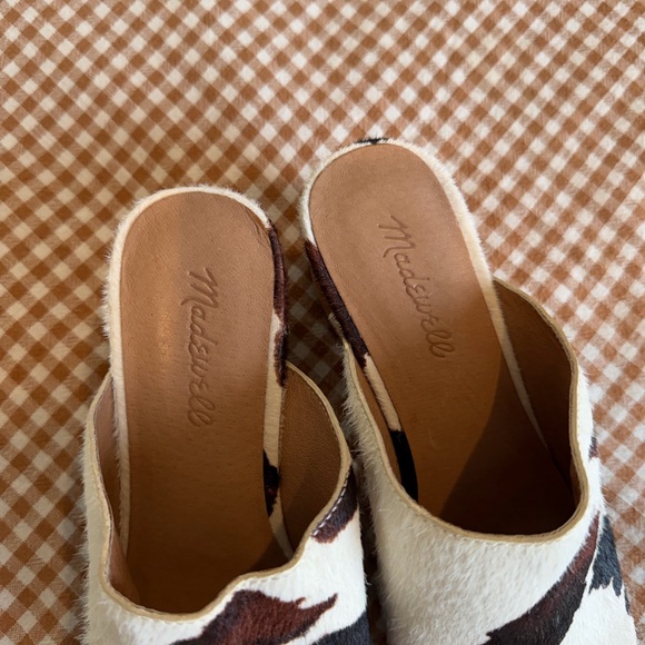 Madewell Cowhide Pattern Mules - Picture 2 of 4